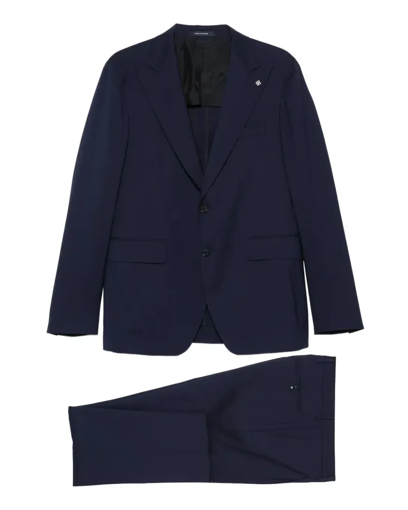 Tagliatore Anzug mit Anstecknadel - Blau Blau