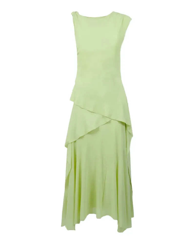 Ganni Drapiertes Kleid - Grün Grün