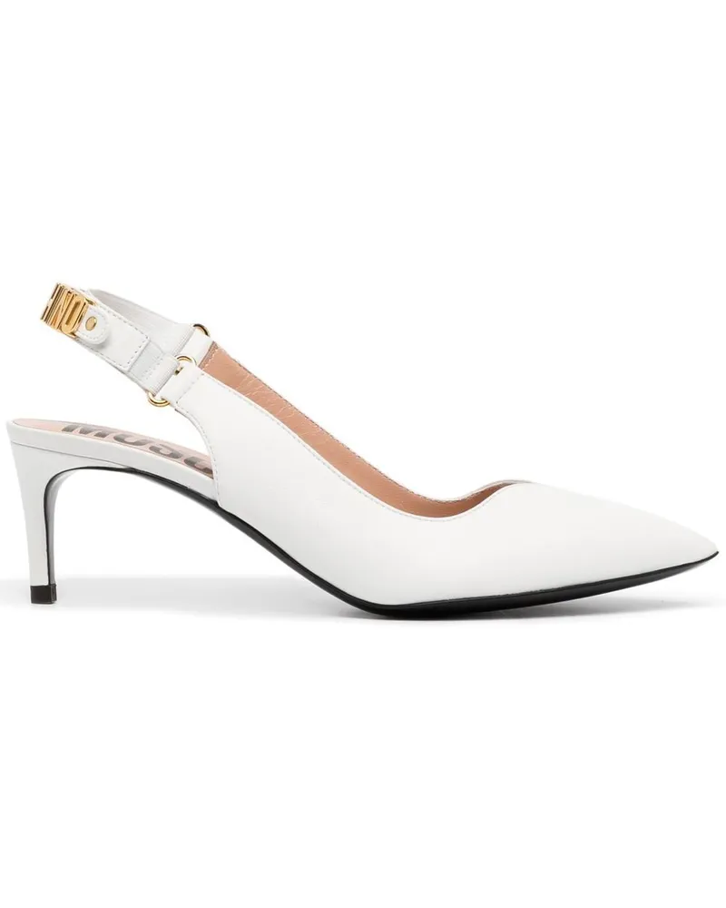 Moschino Pumps 55mm - Weiß Weiß