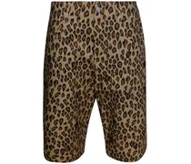 Shorts mit Leoparden-Print