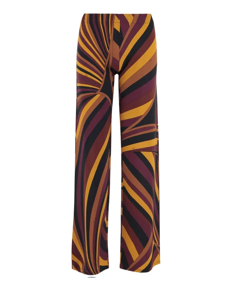 Emilio Pucci Iride Hose mit Print - Schwarz Schwarz