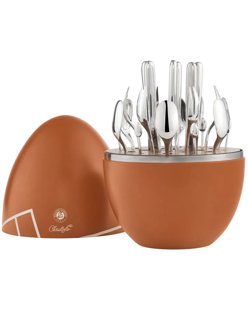 Christofle Mood Party Roland Garros Besteck-Set (6 Personen) - Silber Silber