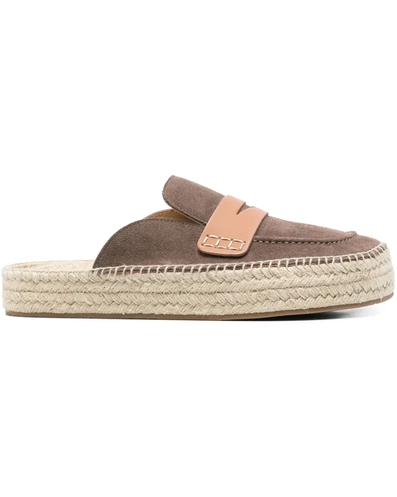 J.W.Anderson Espadrilles aus Wildleder - Braun Braun