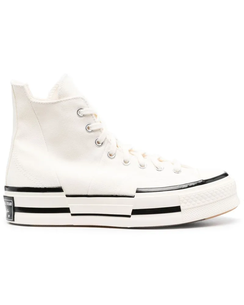 Converse Chuck 70 Plus Egret High-Top-Sneakers - Weiß Weiß
