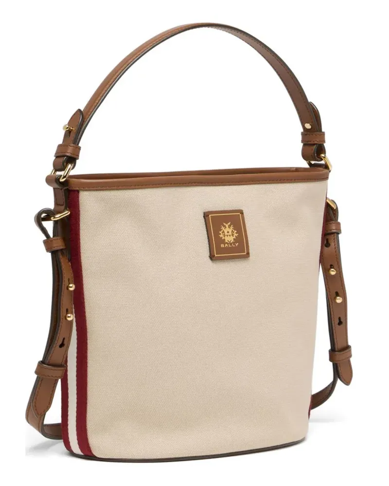 Bally Edelbliss canvas bucket bag - Nude Nude