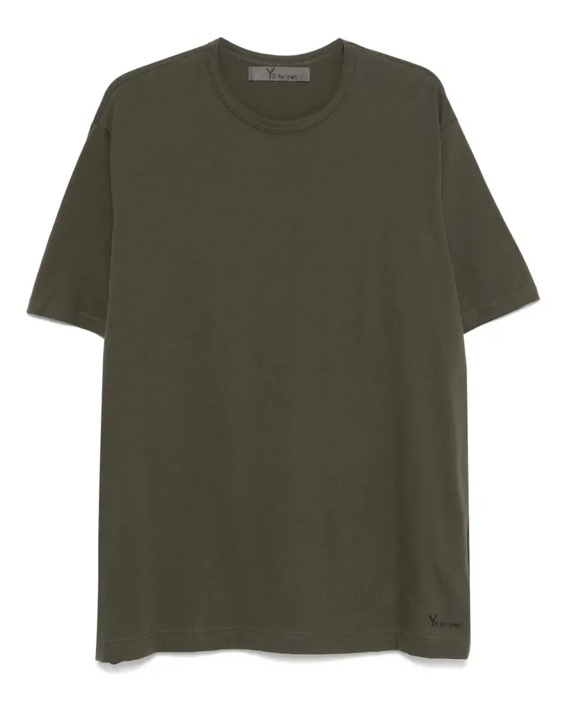 Yohji Yamamoto Klassisches T-Shirt - Grün Grün