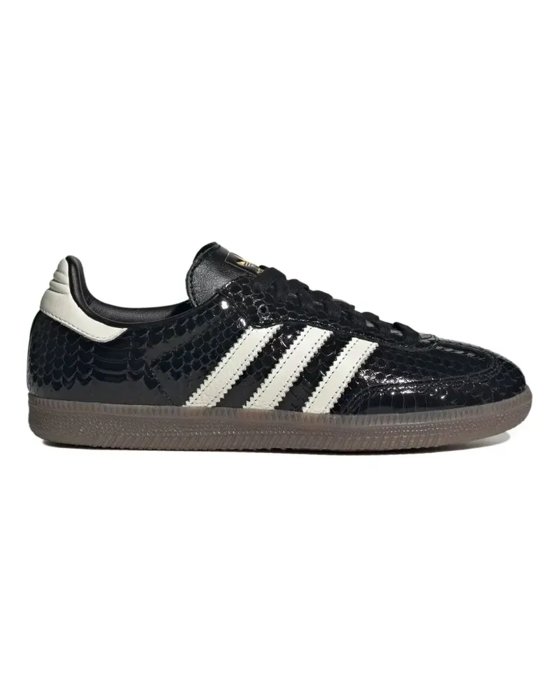 adidas Gestreifte Samba OG Sneakers - Schwarz Schwarz