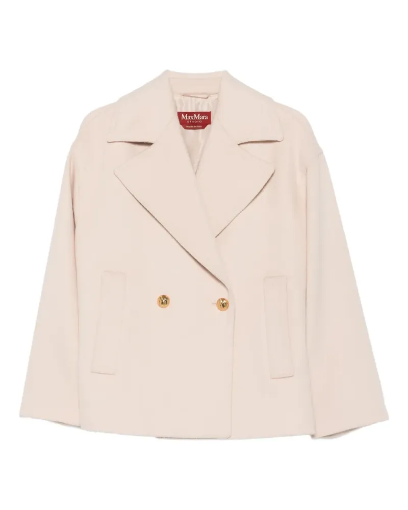 Max Mara Jacke mit langen Ärmeln - Nude Nude