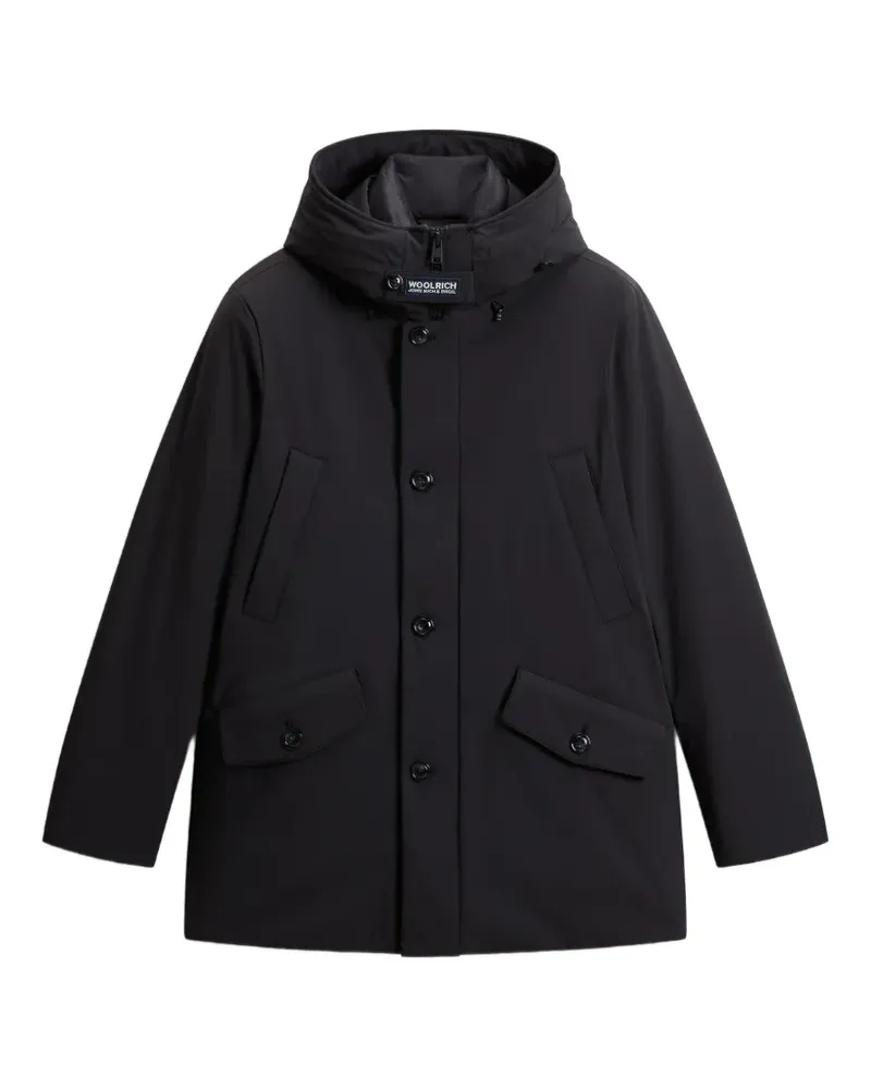 Woolrich Kapuzenparka mit mehreren Taschen - Schwarz Schwarz