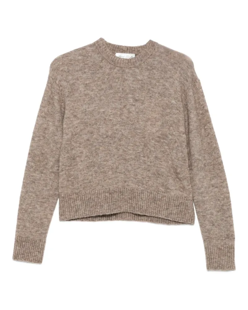 MC2 Saint Barth ribbed-knit alpaca sweater - Nude Nude