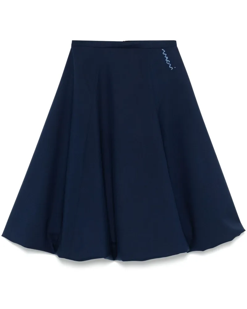 Marni Klassischer Midirock - Blau Blau