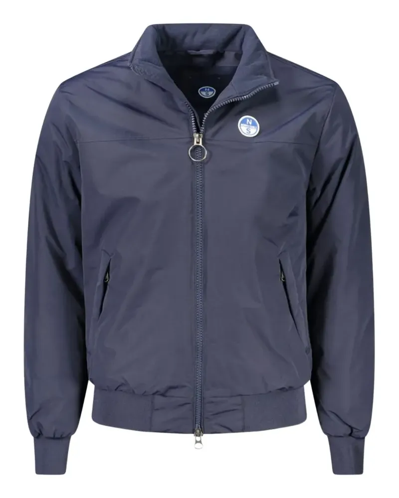 North Sails Sailor Jacke mit Logo-Patch - Blau Blau