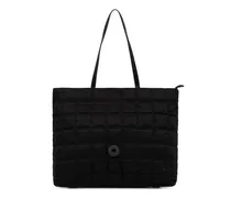 Gesteppter Shopper - Schwarz