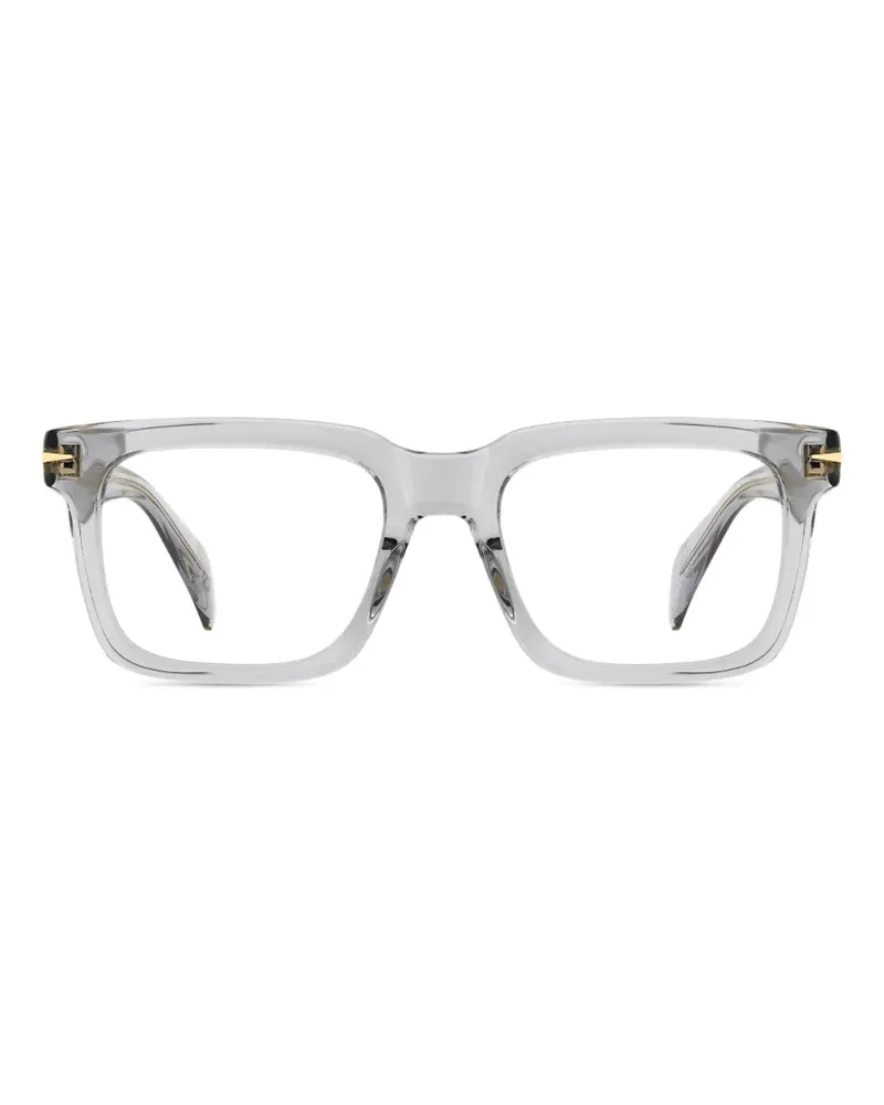 EYEWEAR by DAVID BECKHAM Brille mit eckigem Gestell - Grau Grau