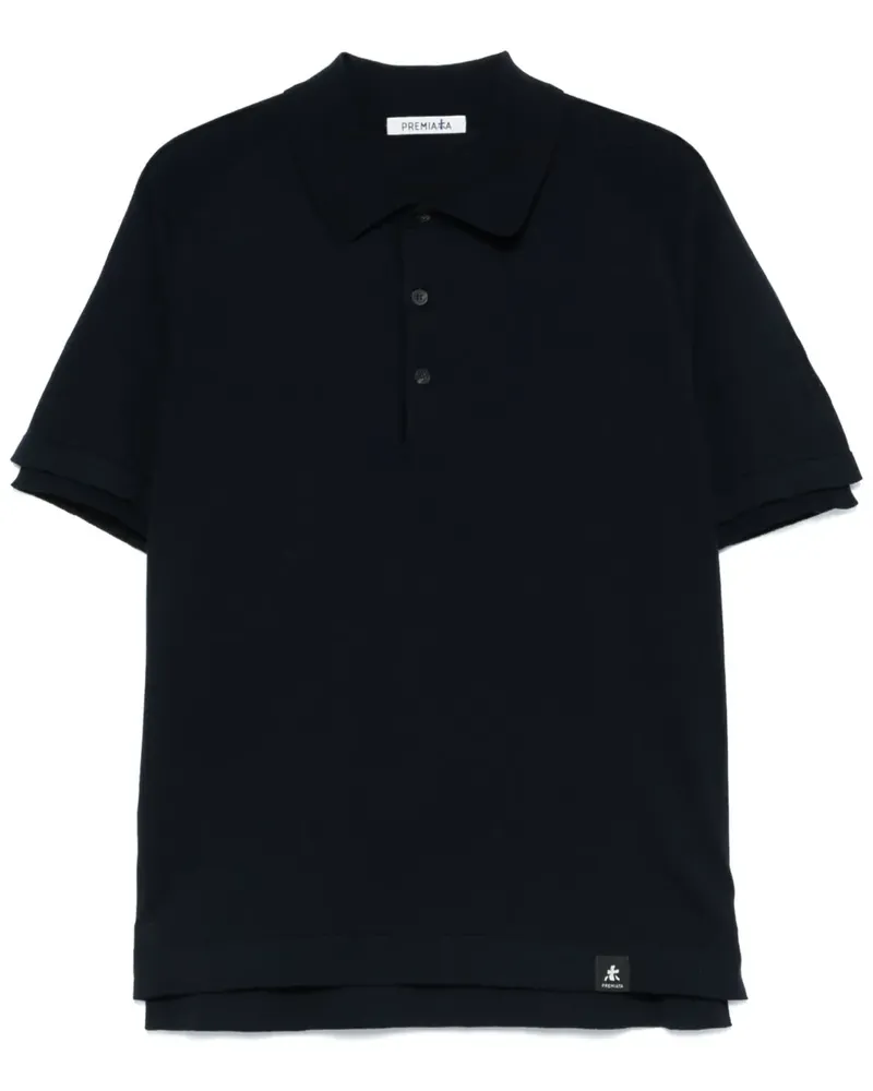 Premiata Klassisches Poloshirt - Blau Blau