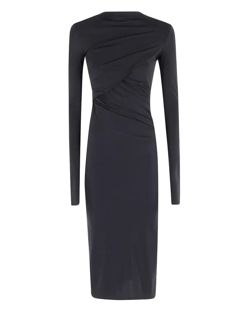 Amazuìn Francis long-sleeve dress - Schwarz Schwarz