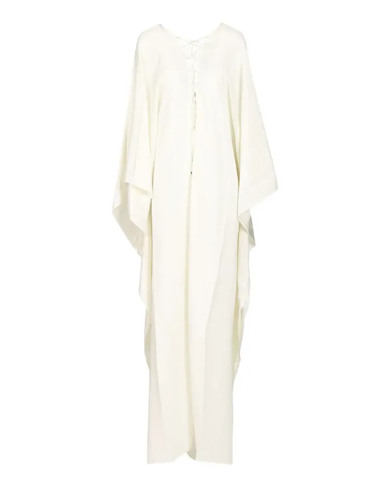 Taller Marmo Sahara lace-up dress - Weiß Weiß