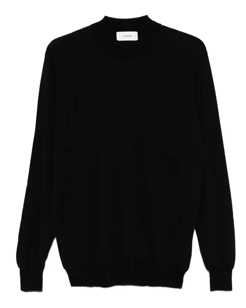 LARDINI Pullover mit Rundhalsausschnitt - Schwarz Schwarz