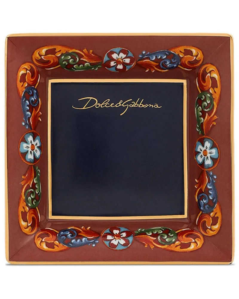 Dolce & Gabbana Schmuckablage aus Porzellan (10cm) - Rot Rot