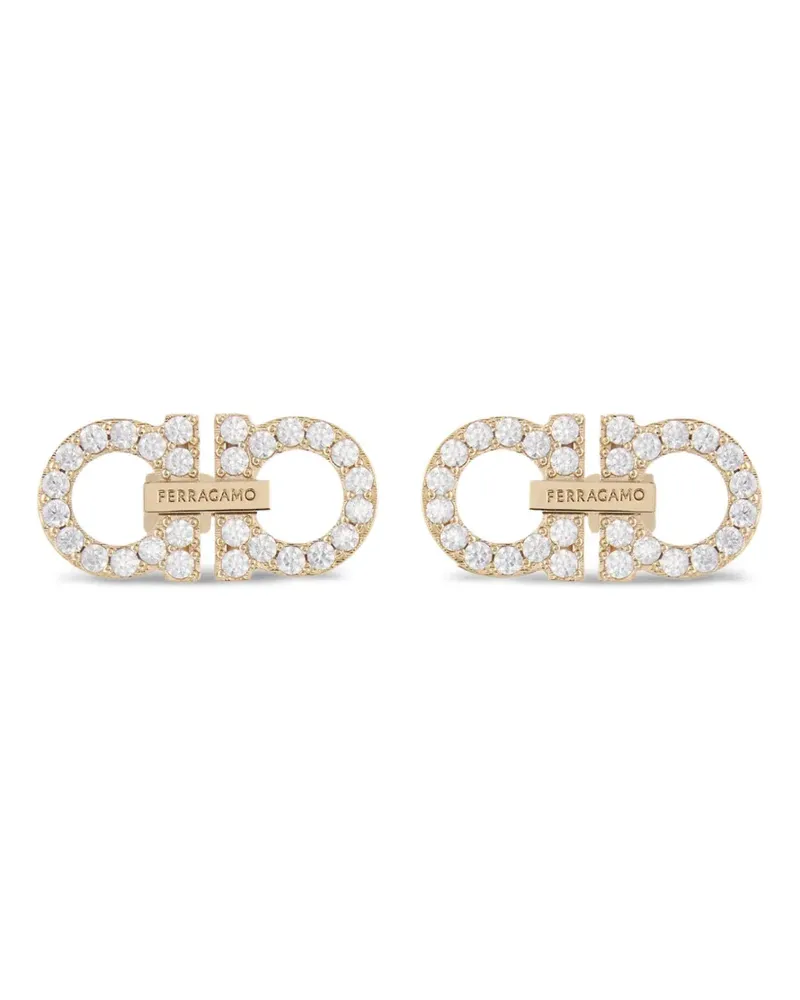 Ferragamo Double Gancini Ohrringe - Gold Gold