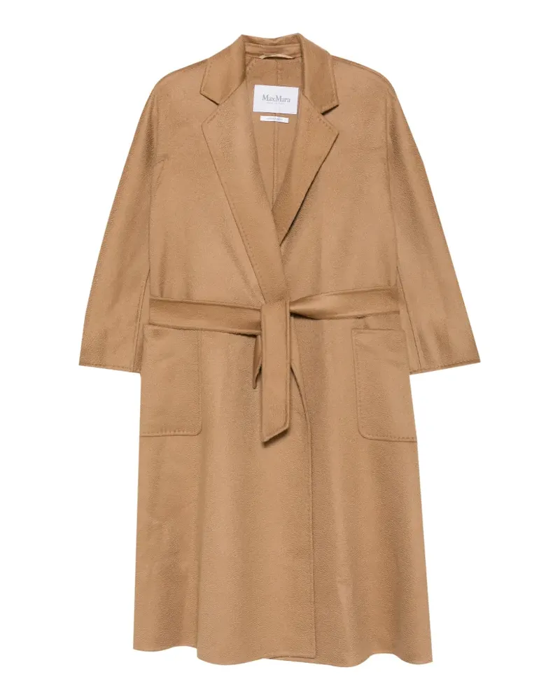 Max Mara Ludmilla Mantel mit Gürtel - Nude Nude
