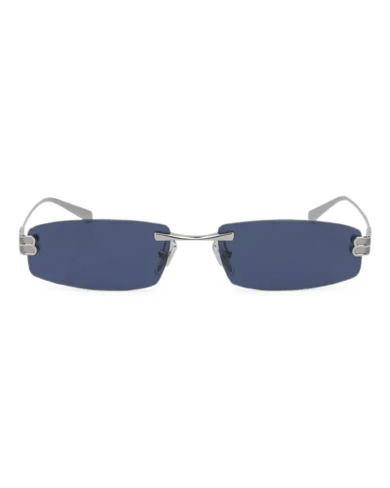 Balenciaga Gossip S Sonnenbrille mit eckigem Gestell - Silber Silber