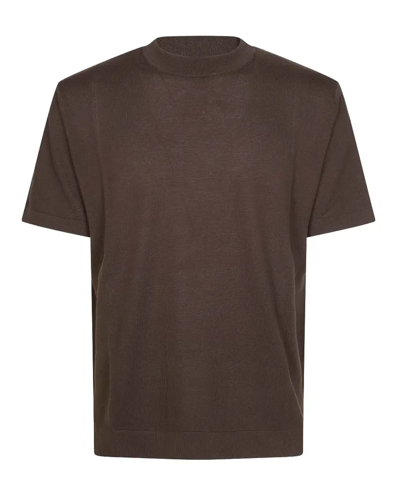 Filippo de Laurentiis Klassisches T-Shirt - Braun Braun