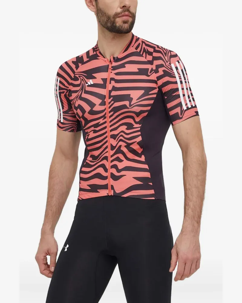 adidas T-Shirt mit Print - Rot Rot
