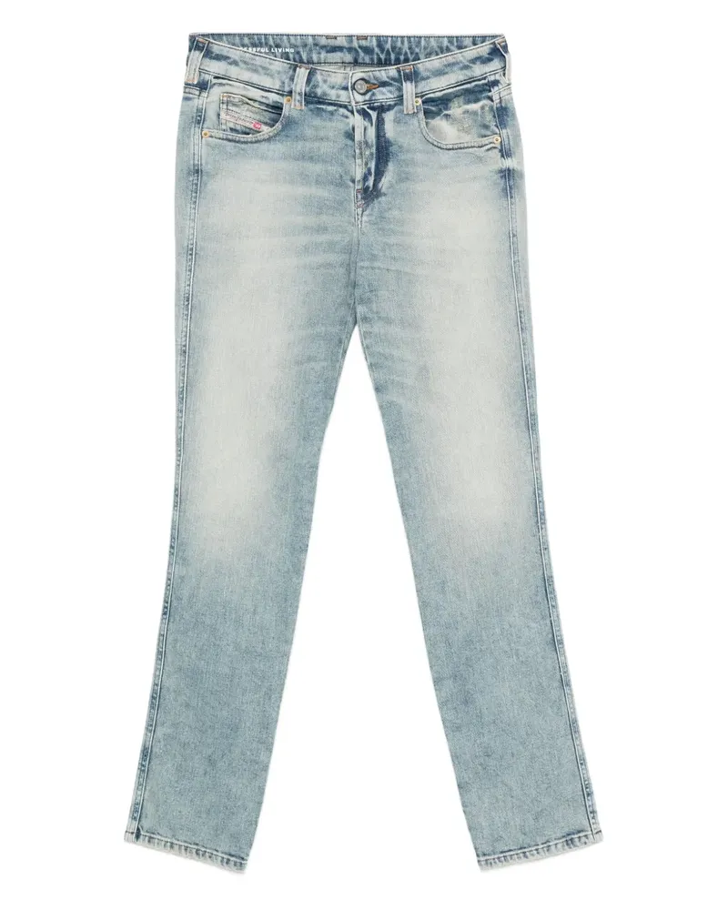 Diesel Ausgeblichene Jeans - Blau Blau