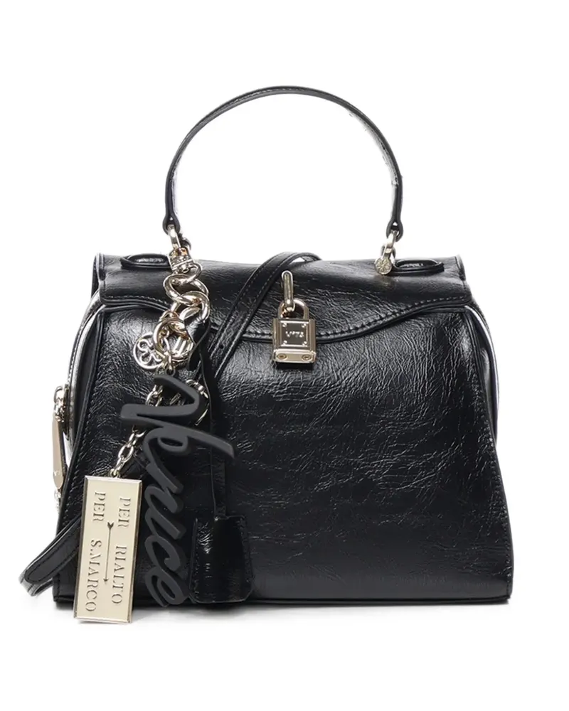 V°73 Alma padlock-detail charm-embellished tote bag - Schwarz Schwarz