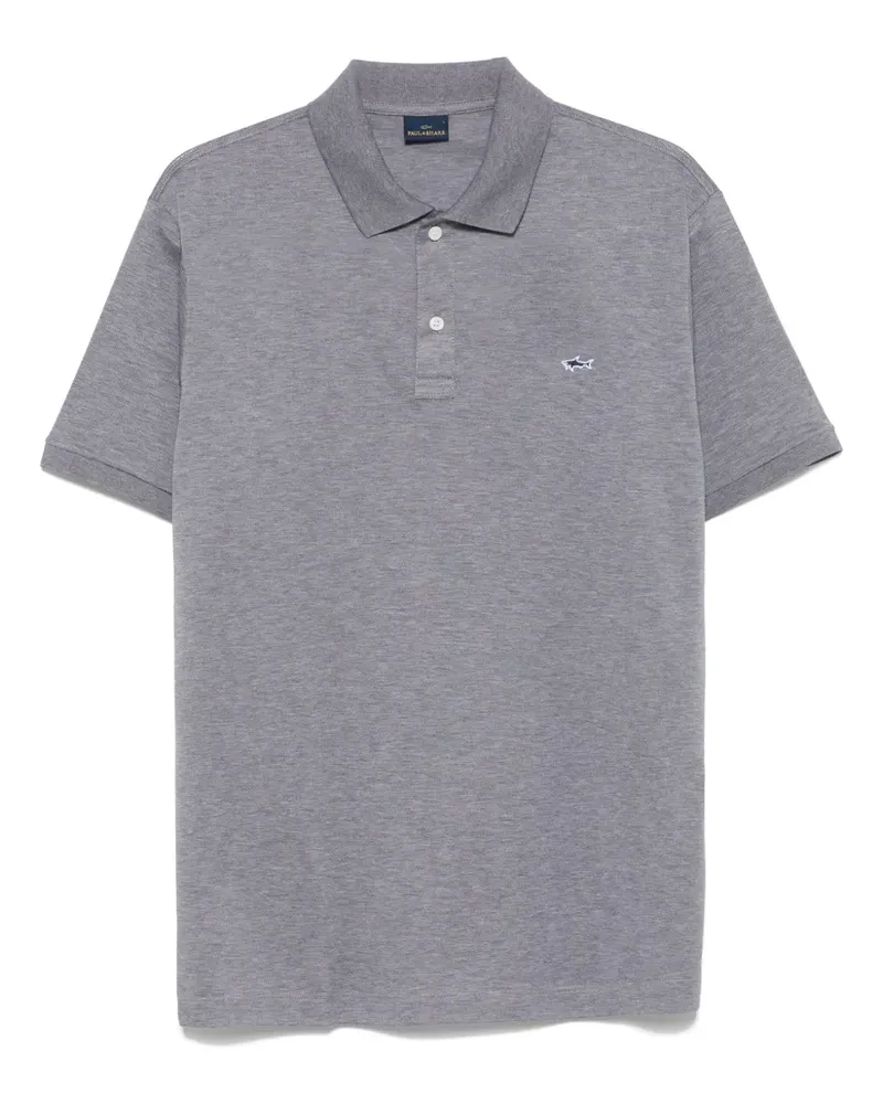 Paul & Shark Poloshirt aus Piqué - Grau Grau