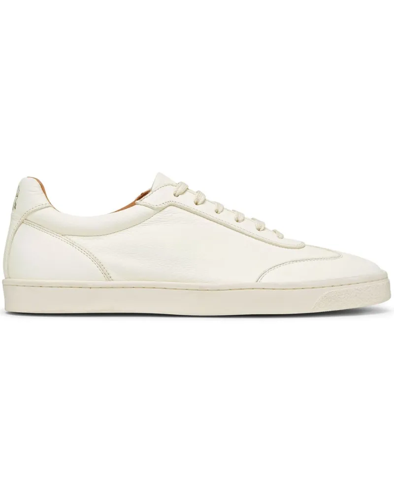 Brunello Cucinelli Sneakers mit Logo-Print - Weiß Weiß