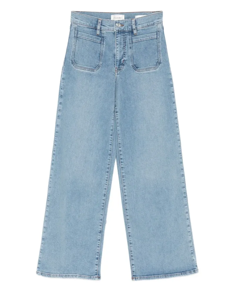 Frame Denim Jeans mit Gürtelschlaufen - Blau Blau