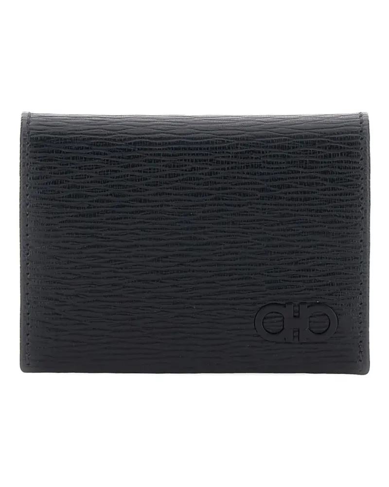 Ferragamo Gancini card holder - Schwarz Schwarz