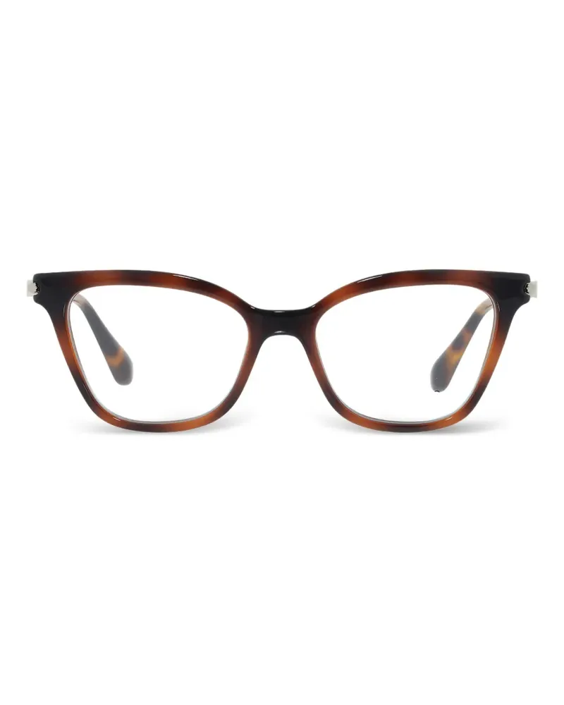 Ferragamo cat-eye full-rim glasses - Braun Braun