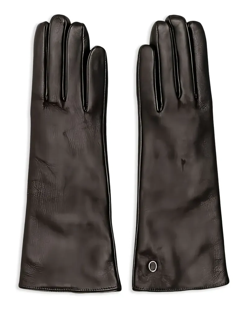 Orciani Handschuhe aus Nappaleder - Schwarz Schwarz
