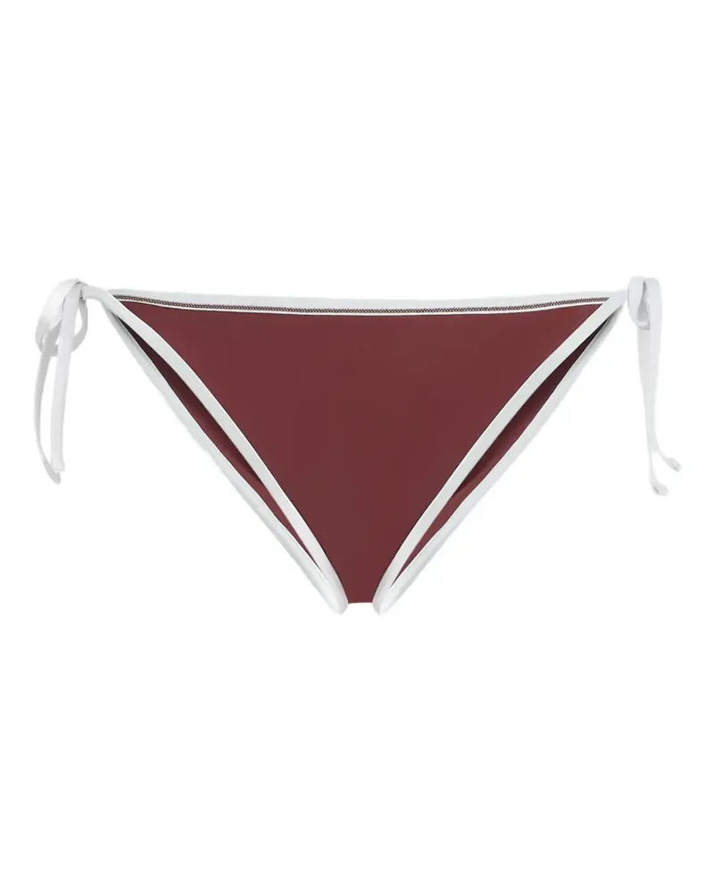 Brunello Cucinelli Klassisches Triangel-Bikinioberteil - Rot Rot