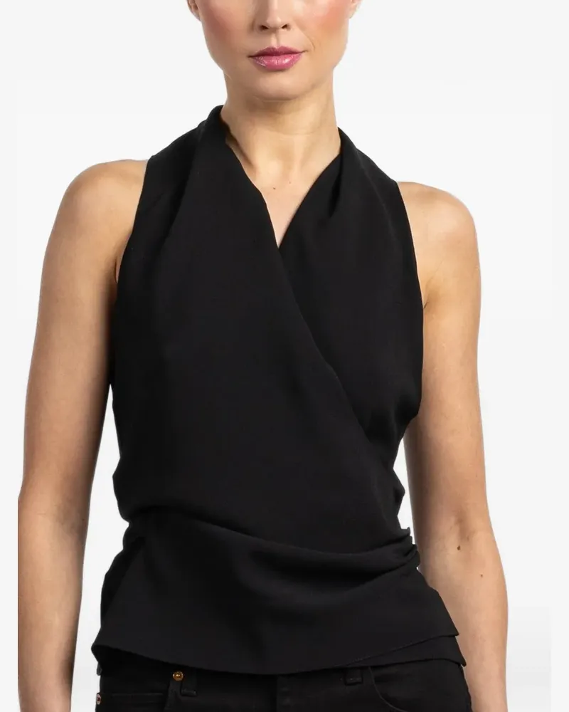 Peter Cohen tie-fastening top - Schwarz Schwarz