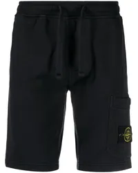 Stone Island Joggingshorts mit Kompass-Patch Blau