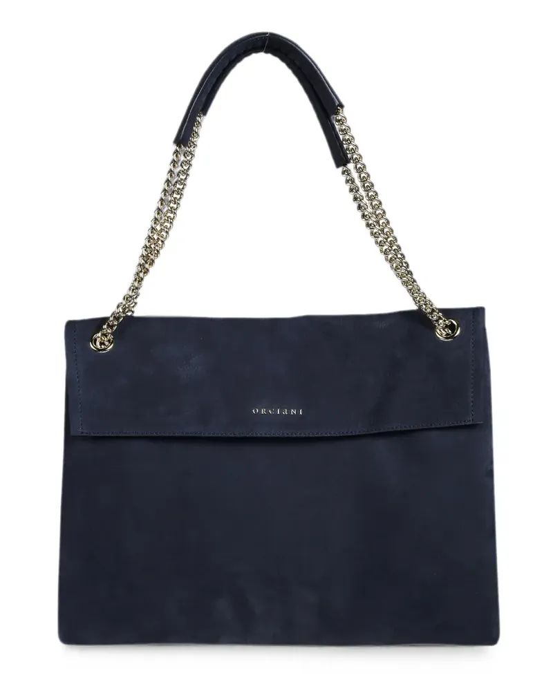 Orciani Mittelgroße Venus Schultertasche - Blau Blau