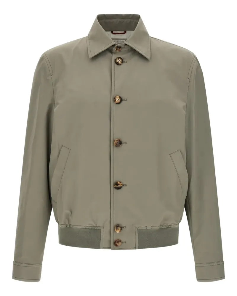 Brunello Cucinelli buttoned jacket - Grün Grün