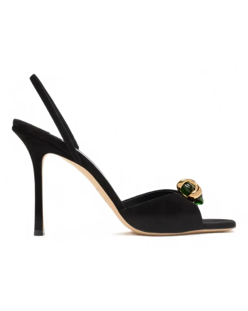 Jimmy Choo Emani suede slingback sandals - Schwarz Schwarz