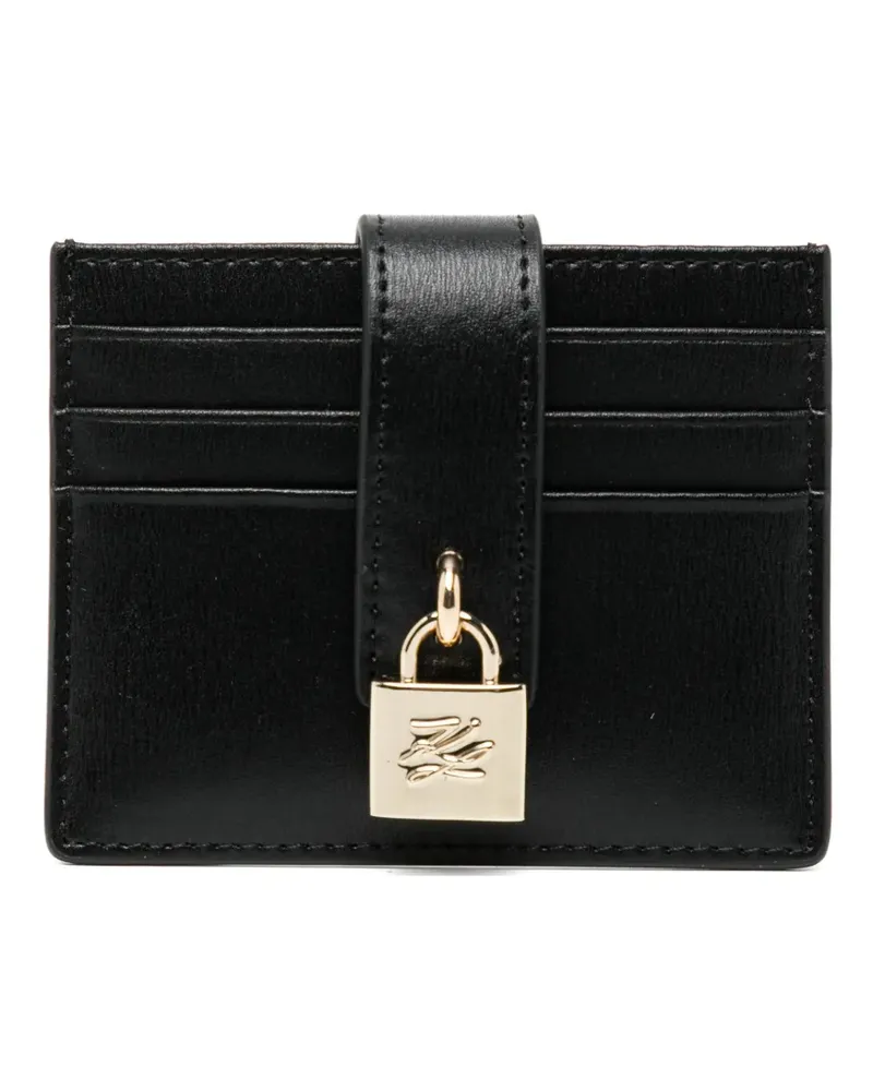 Karl Lagerfeld Kautograph cardholder - Schwarz Schwarz