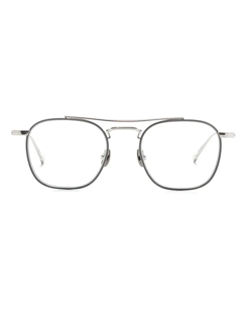 MATSUDA Klassische Pilotenbrille - Silber Silber