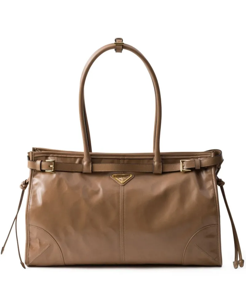 Prada Große Bonnie Tote Bag - Braun Braun