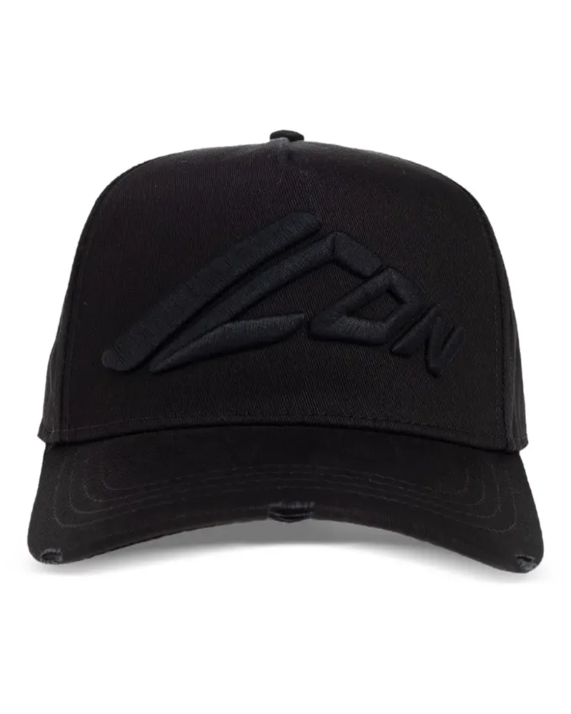 Dsquared2 Baseballkappe mit Logo-Stickerei - Schwarz Schwarz