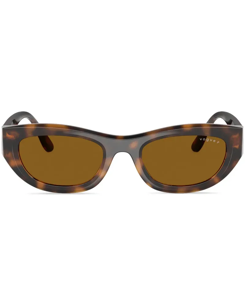 Vogue Sonnenbrille mit Logo-Print - Braun Braun