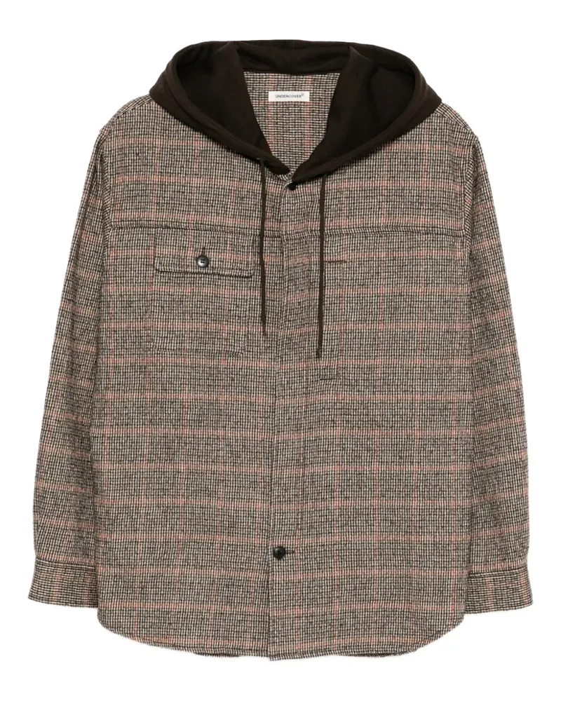Undercover Karierte Jacke - Braun Braun