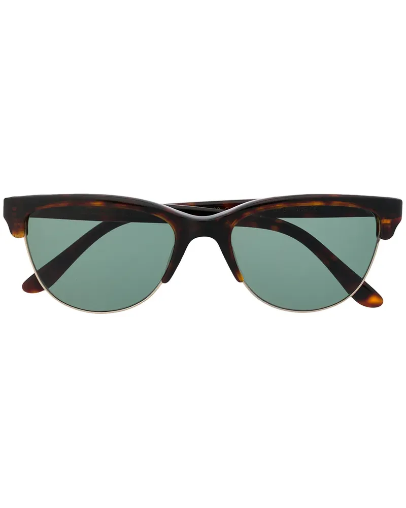 Cutler and Gross Sonnenbrille mit D-förmigem Gestell - Braun Braun