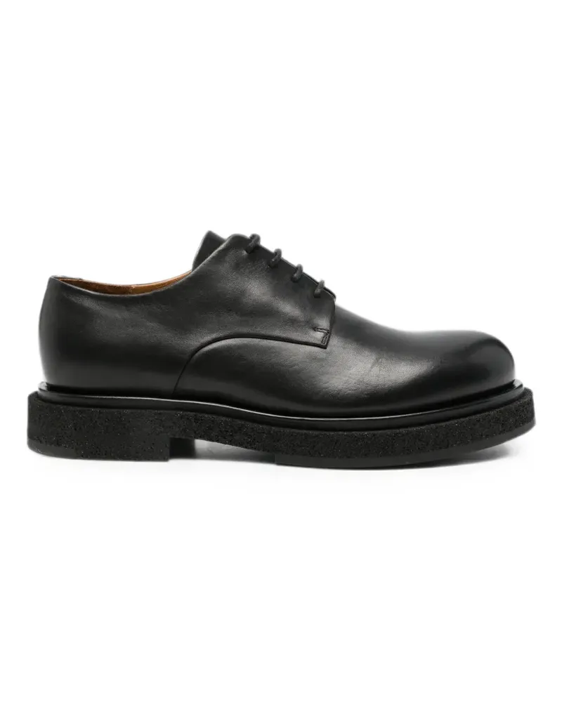 Officine Creative Italia leather lace-up derby shoes - Schwarz Schwarz